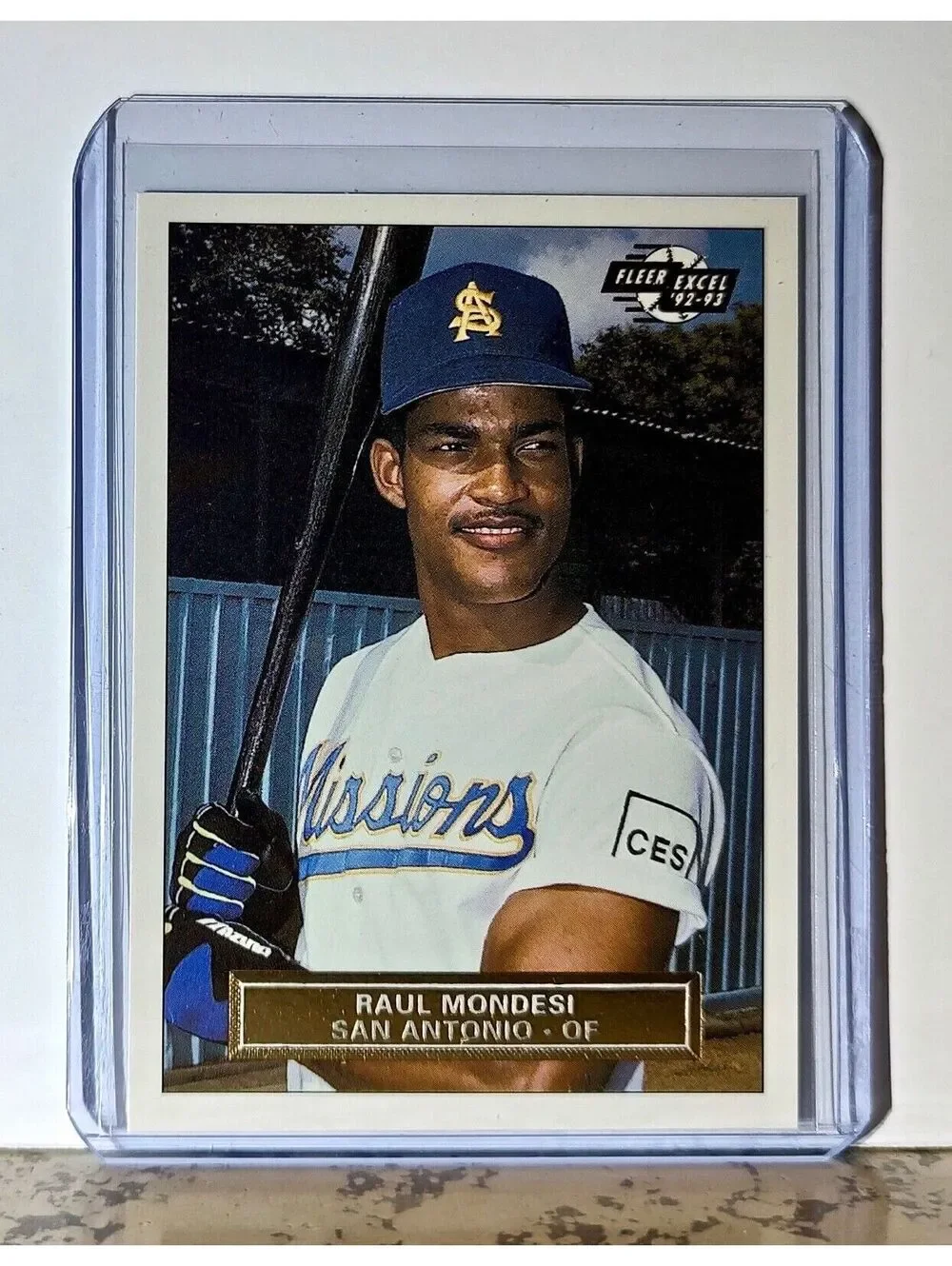 Raul Mondesi 1992-93 Fleer Excel MLB #53 Baseball Card San Antonio Missions